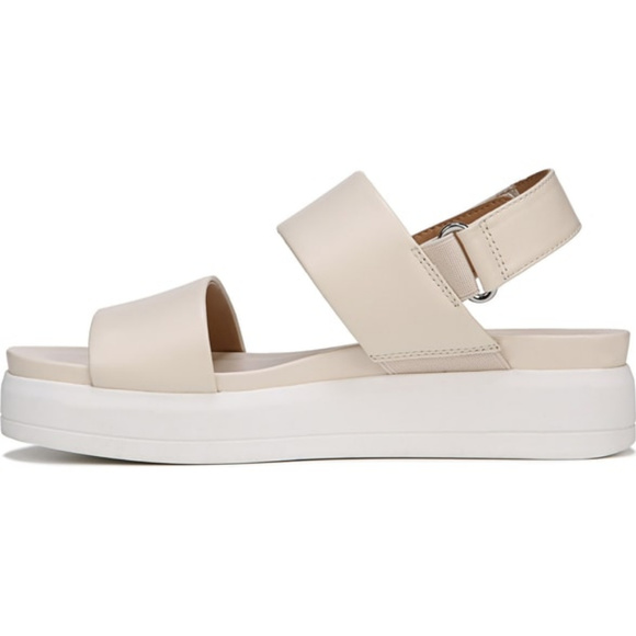 FRANCO SARTO Leather Flarform Sandals - Picture 4 of 8